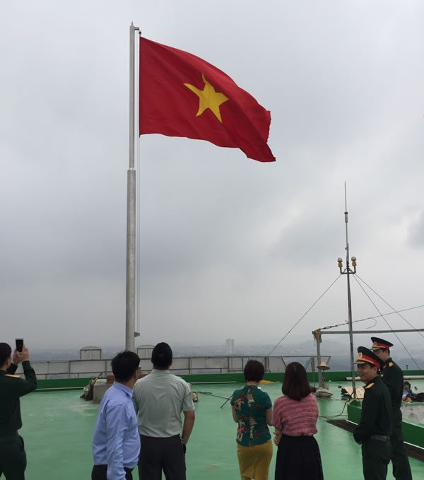 Cột cờ inox Viettel Hòa Lạc
