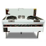 Bếp á 2 họng gang có quạt thổi 1800