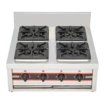 Bếp âu 4 họng chân thấp