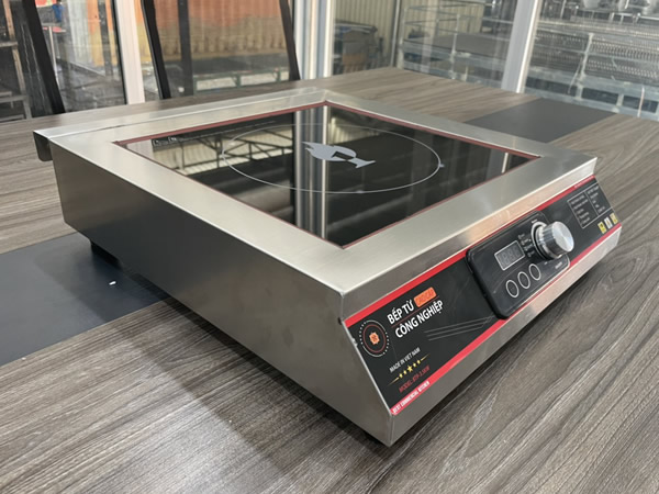 Bếp từ công nghiệp 3500W mặt phẳng góc nghìn nghiêng