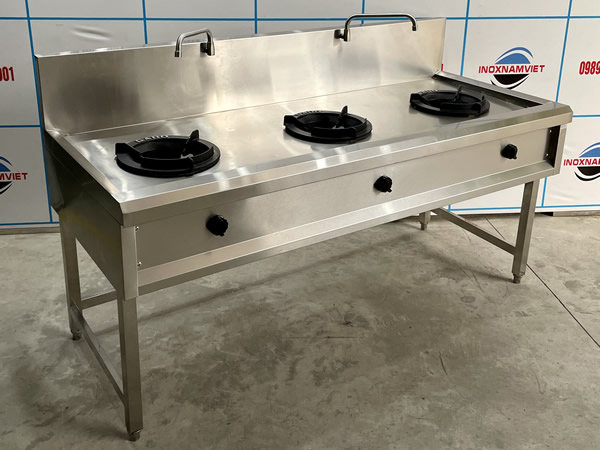 Hình ảnh thực tế bếp á 3 họng