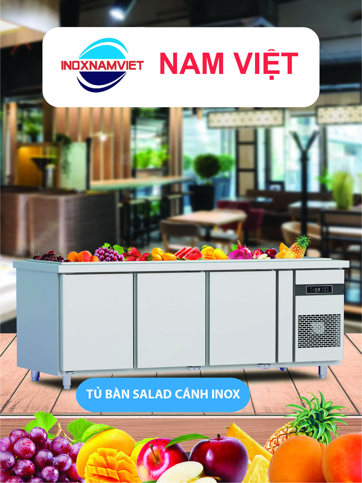 Bàn mát salad nam việt
