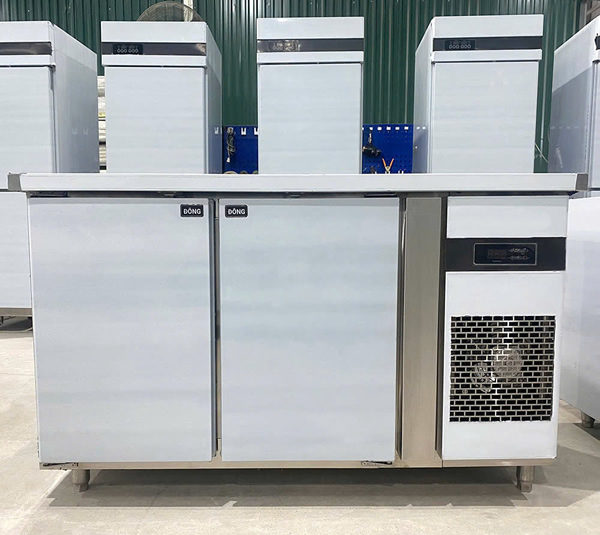 Hình ảnh thực tế bàn đông 2 cánh inox