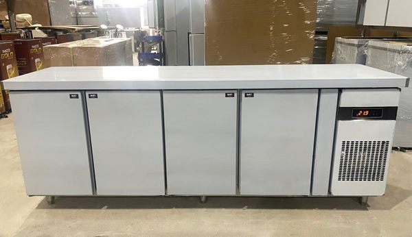 Hình ảnh thực tế Bàn mát công nghiệp 4 cánh inox 2m2