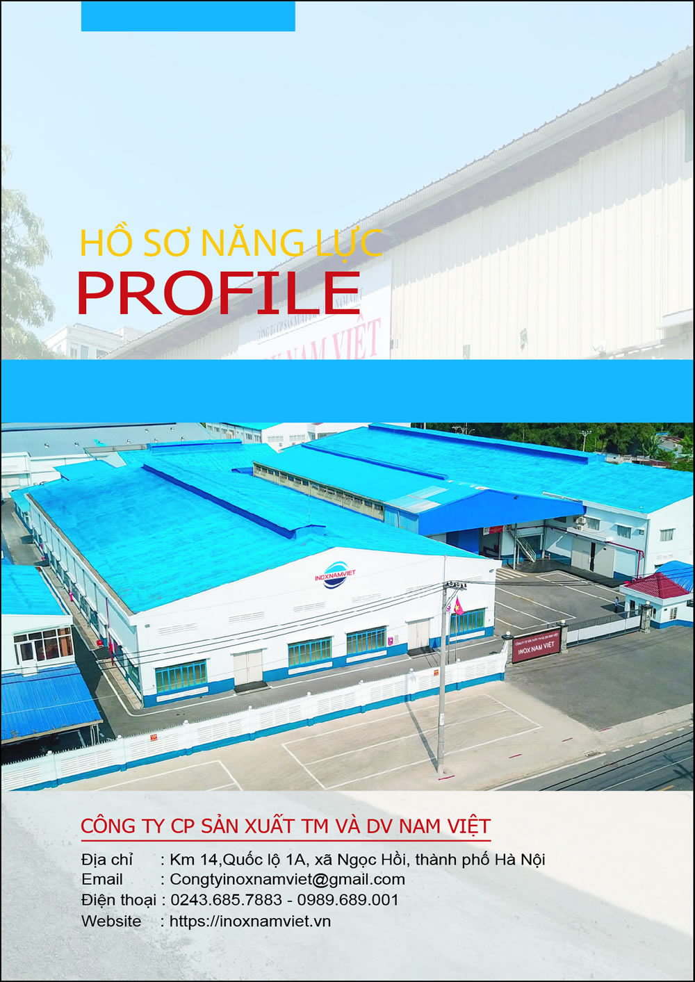 Hồ sơ nhân lực công ty Inox Nam Việt