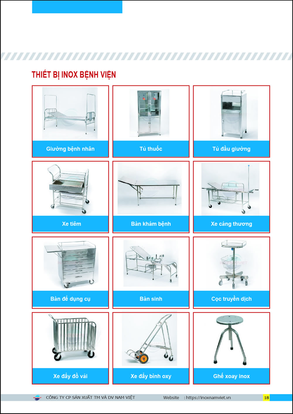 Danh mục thiết bị y tế